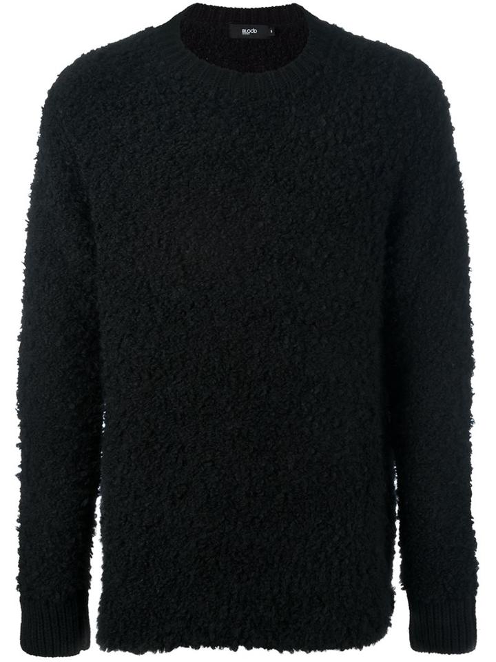 Blood Brother 'founder' Jumper, Men's, Size: Large, Black, Acrylic/polyamide/viscose/alpaca