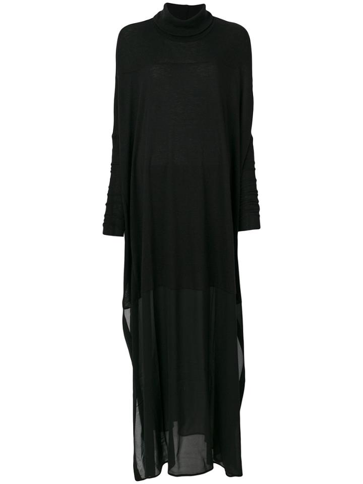 Lost & Found Ria Dunn Turtle Neck Long Dress - Black