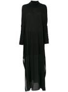 Lost & Found Ria Dunn Turtle Neck Long Dress - Black