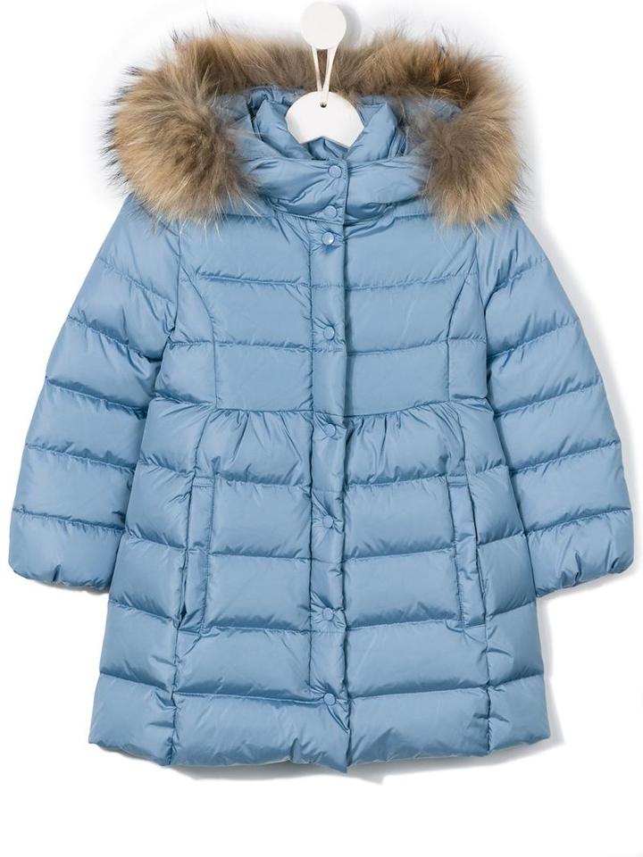 Moncler Kids Padded Coat, Girl's, Size: 8 Yrs, Blue
