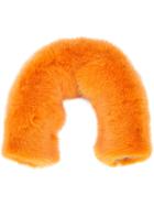 Valextra Fur Handle-strap Cover - Yellow & Orange