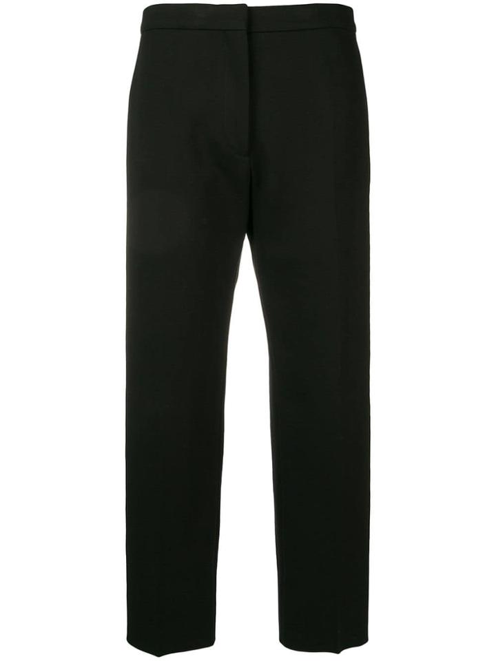 Rochas Straight Leg Loose-fitted Trousers - Black
