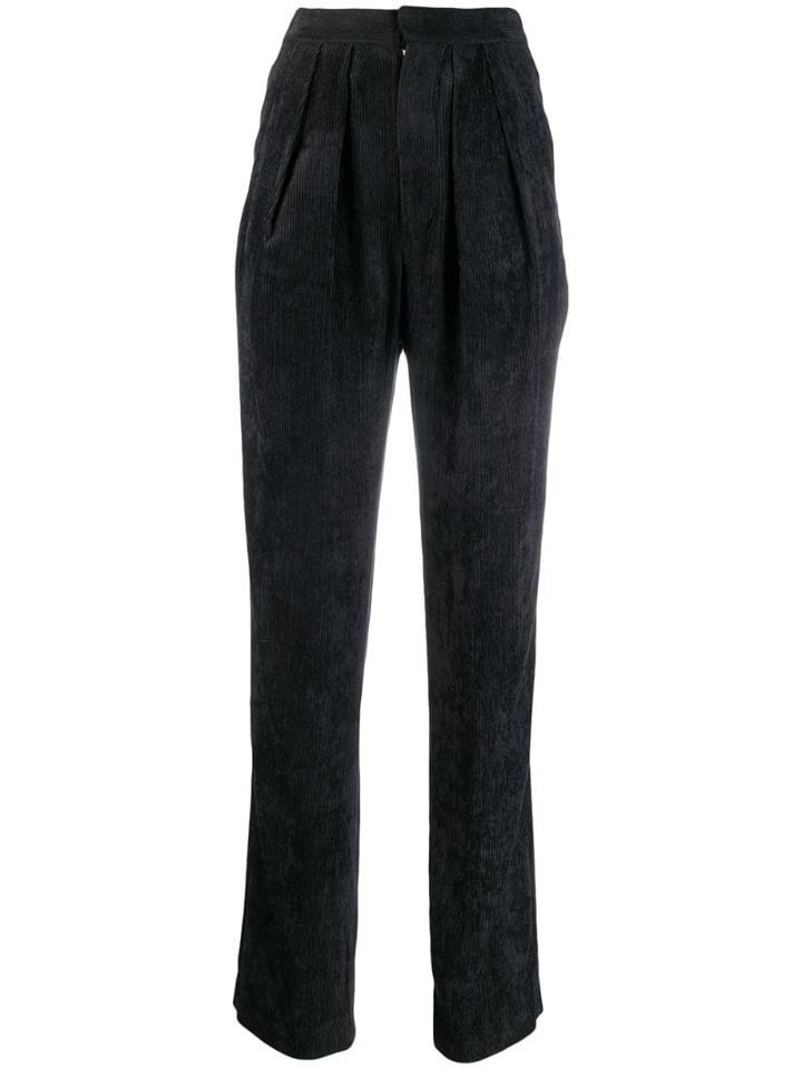 Isabel Marant Fany Corduroy Trousers - Black