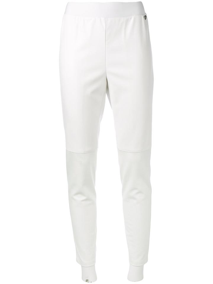 Twin-set Fitted Trousers, Women's, Size: Small, White, Viscose/polyurethane Resin