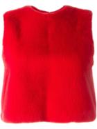 Rosetta Getty Mink Fur Gilet