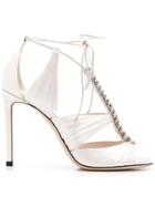 Jimmy Choo Kenny 100 Sandals - White