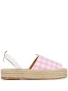 Dodo Bar Or Checked Espadrille Sandals - Pink