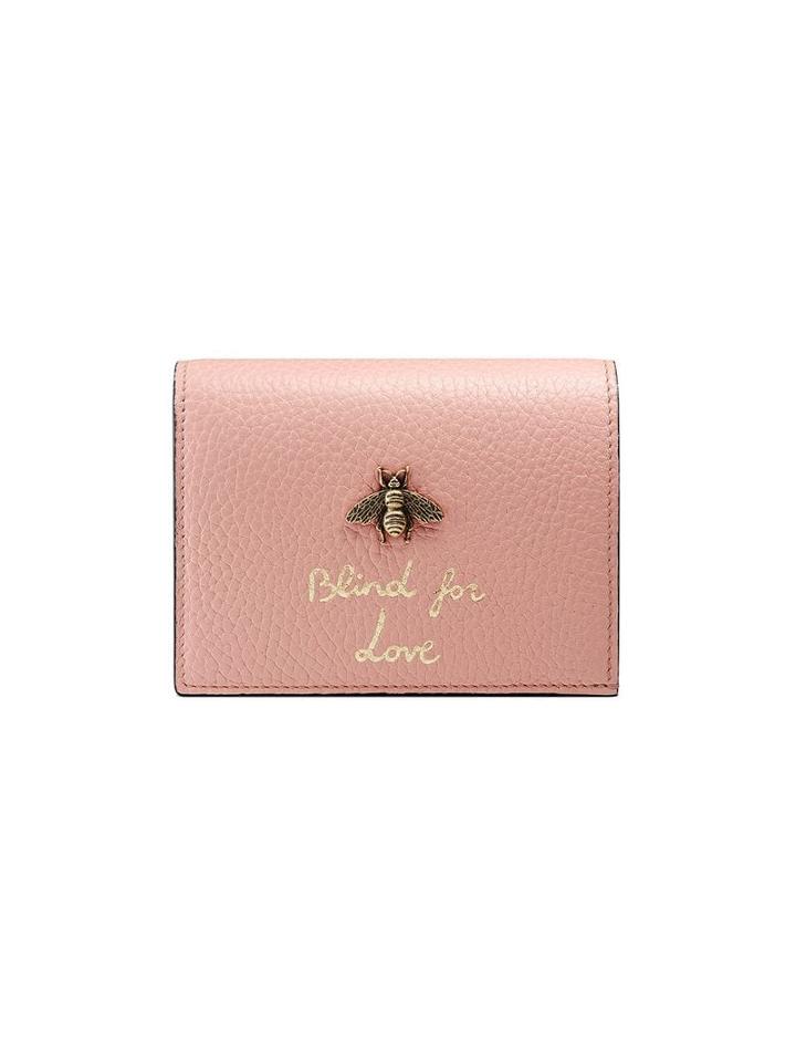 Gucci Animalier Card Case - Pink