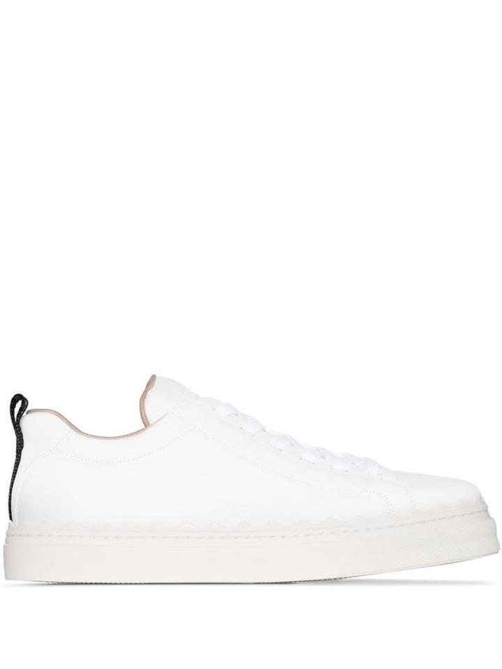 Chloé Lauren Low-top Sneakers - White
