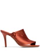Esteban Cortazar Loop Toe 80 Mules - Orange