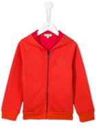 Kenzo Kids Logo Embroidered Hoodie, Toddler Girl's, Size: 4 Yrs, Red
