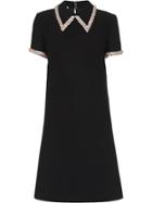 Miu Miu Crystal Embellished Dress - Black