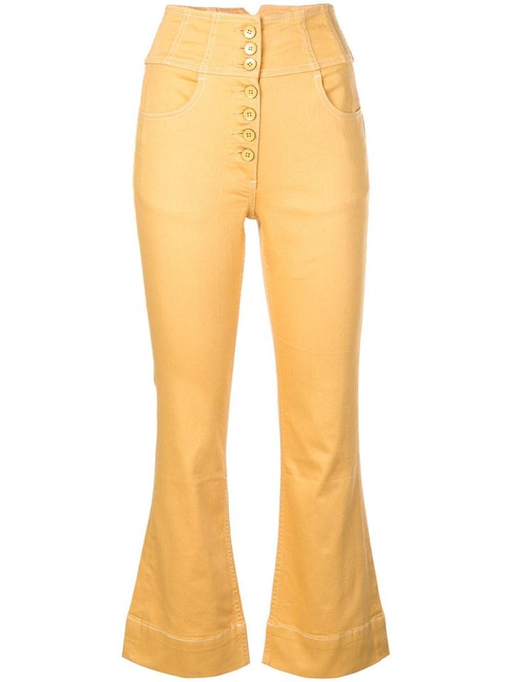 Ulla Johnson Ellis Jeans - Yellow
