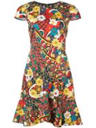 Alice+olivia Kirby Floral Print Dress - Multicolour