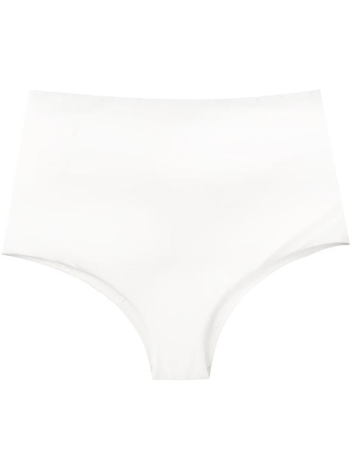 La Perla High-rise Bikini Brief, Women's, Size: 36, White, Nylon/spandex/elastane