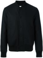Officine Generale 'leon' Teddy Jacket, Men's, Size: Small, Black, Wool/polyester