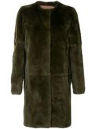 Yves Salomon Meteo Rex Coat - Green