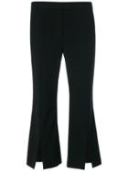 Neil Barrett Slit Cropped Trousers - Black