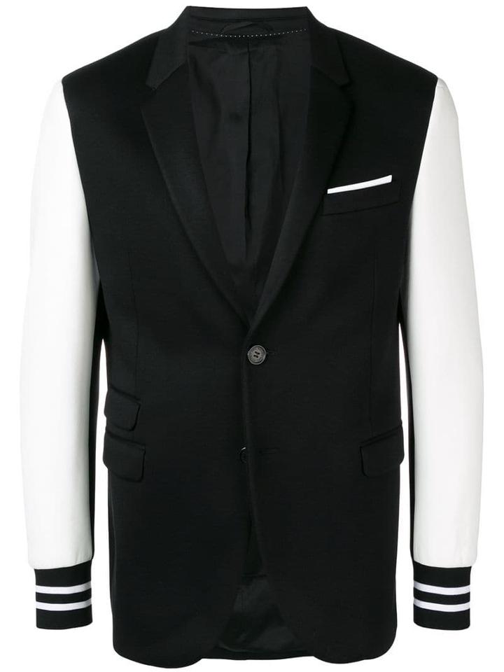Neil Barrett Hybrid Blazer Bomber Jacket - Black