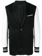 Neil Barrett Hybrid Blazer Bomber Jacket - Black