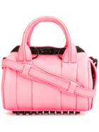 Alexander Wang Compact Shoulder Bag, Women's, Pink/purple, Calf Leather