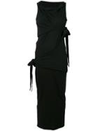 Rick Owens Drkshdw Deconstructed Jersey Dress - Black