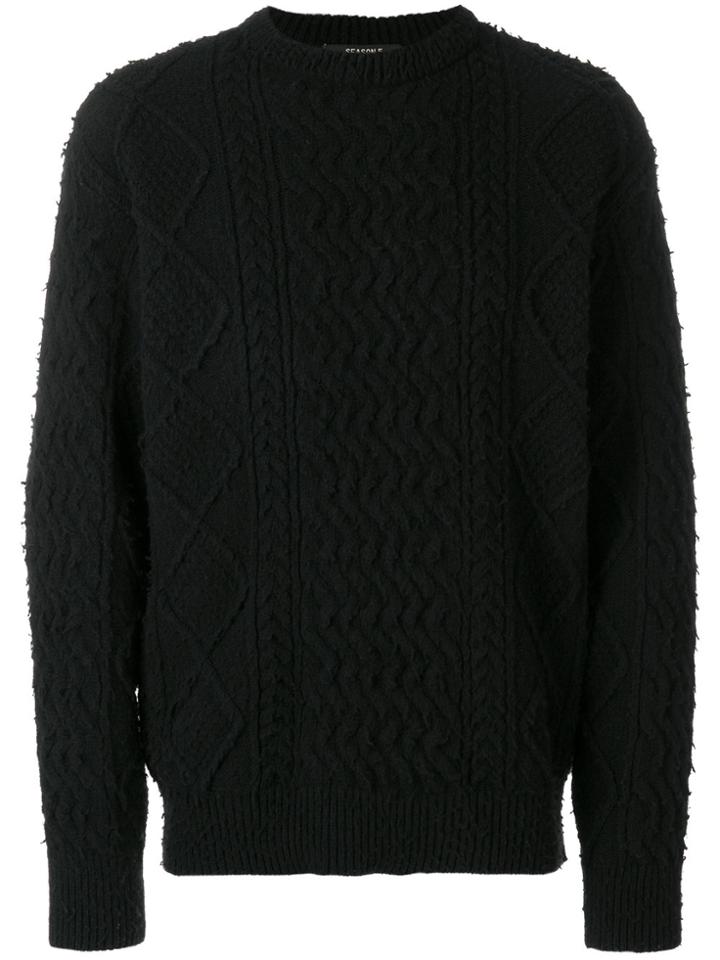Yeezy Aran Knit Jumper - Black