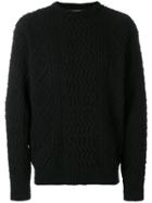Yeezy Aran Knit Jumper - Black