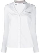 Peserico Contrasting Chest Pocket Shirt - White