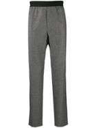 Helmut Lang Elasticated Waistband Tailored Trousers - Grey