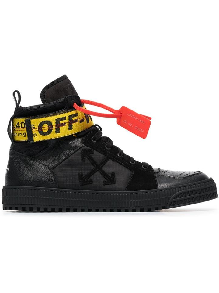 Off-white Off Industrial Ht Snkr Blk - Black