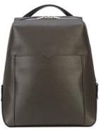 Valextra Structured Backpack - Brown