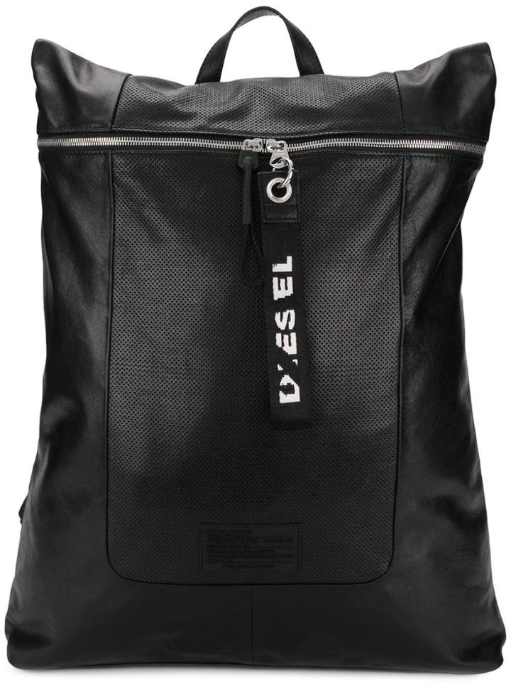 Diesel Shiny Backpack - Black