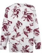 Marni - Floral Collarless Shirt - Men - Cotton - 52, White, Cotton