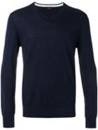 Joseph Elbow Patch Sweatshirt, Men's, Size: Small, Blue, Suede/merino