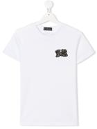 John Richmond Kids Teen Chest Logo T-shirt - White