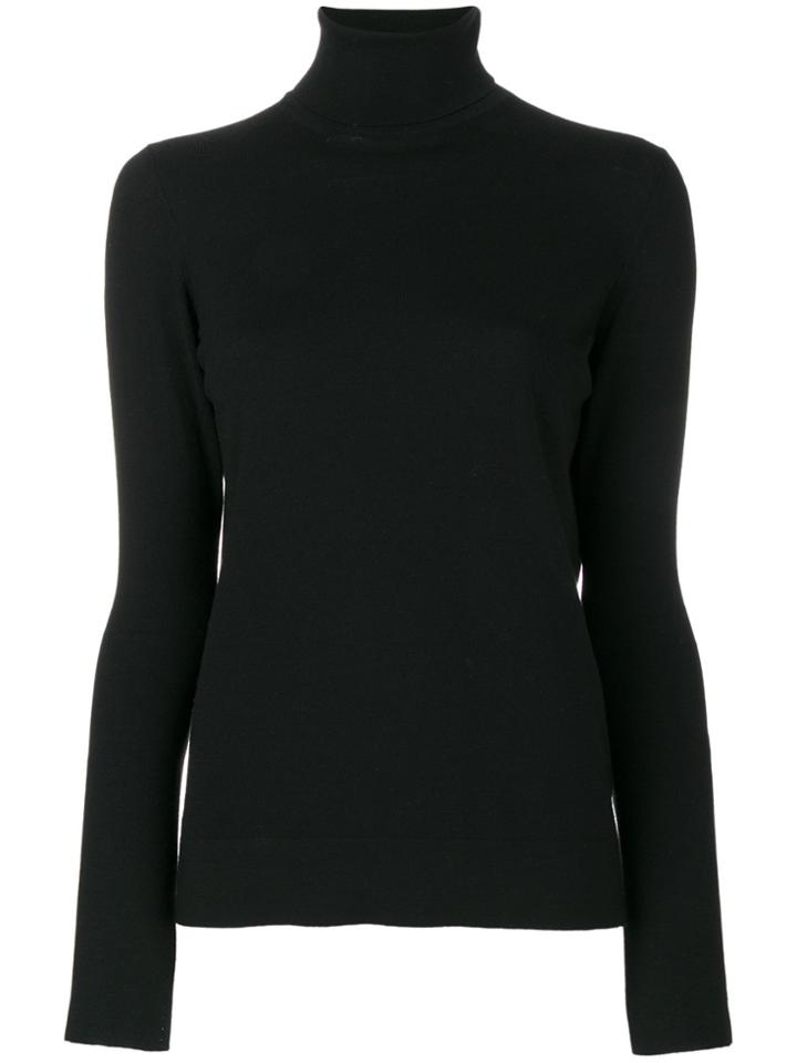 Malo Turtle Neck Jumper - Black