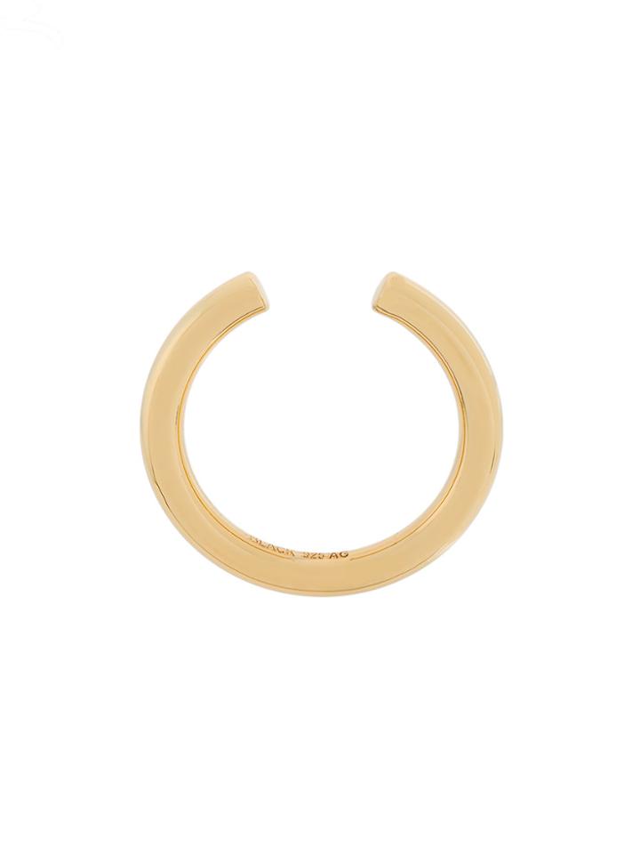 Maria Black Phoenix Maxi Ring - Metallic