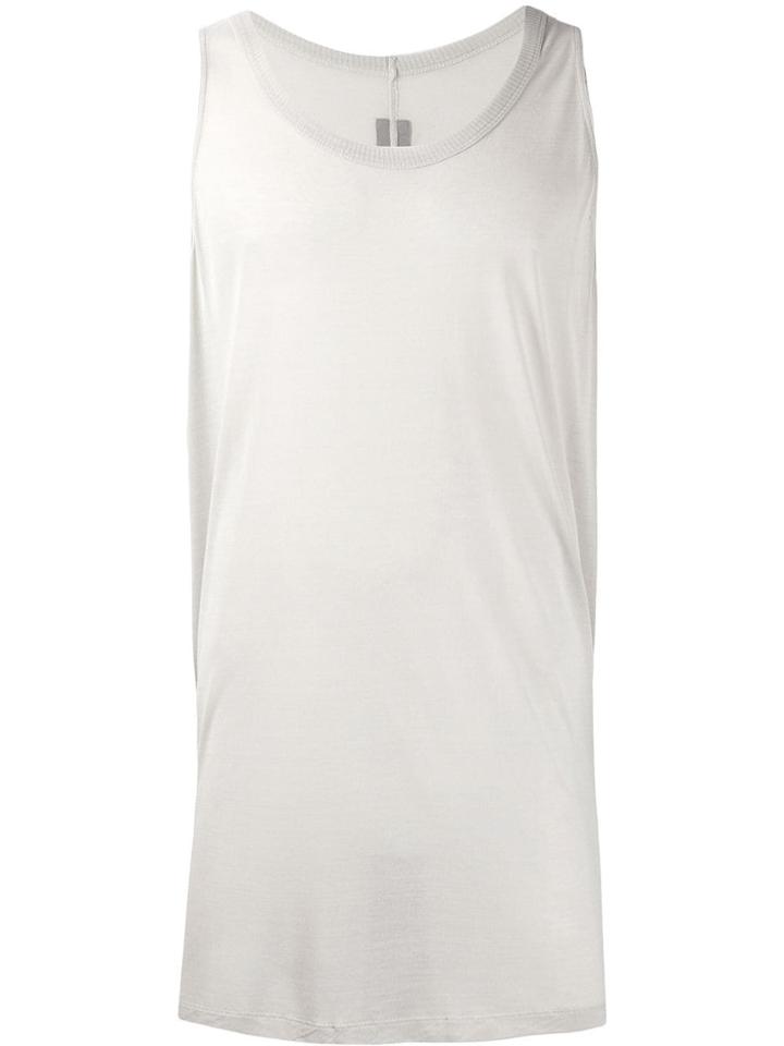 Rick Owens Loose Vest Top - Grey