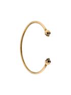Alexander Mcqueen Skull Cuff Bracelet - Gold