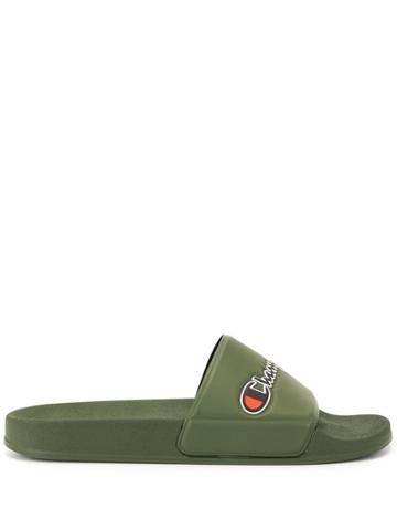 Champion M-evo Script Molded Sliders - Green