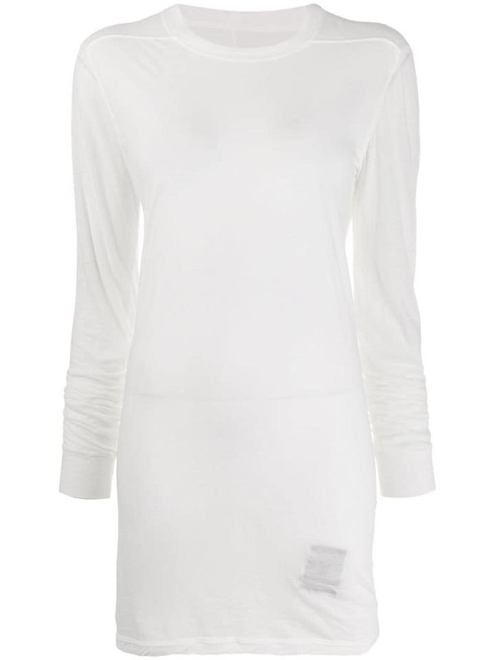 Rick Owens Drkshdw Longline Style Jumper - White