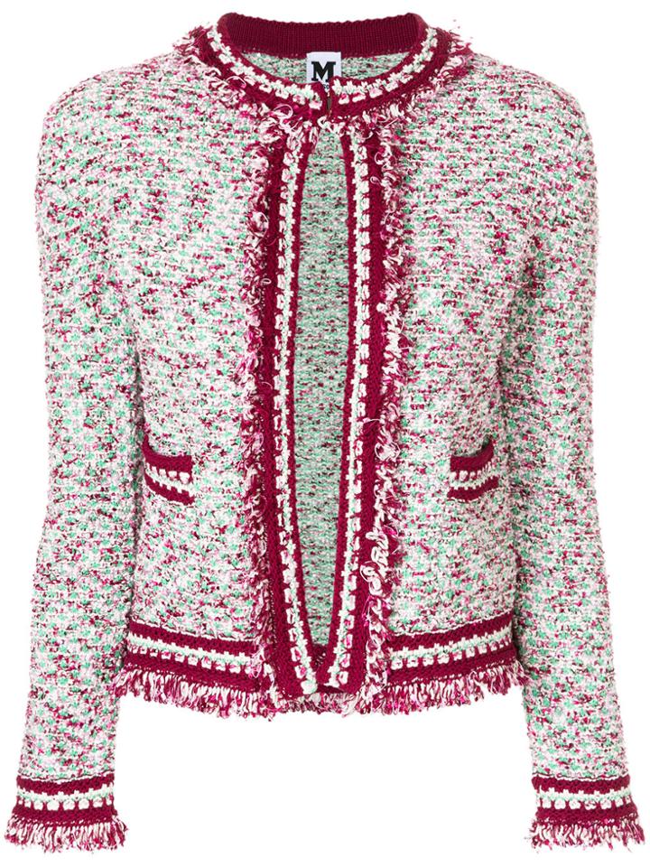 M Missoni Tweed Jacket - Pink & Purple