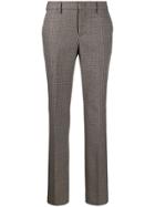 Pt01 Glen Checked Tailored Trousers - Neutrals