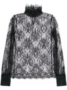 Dundas Lace Blouse - Black