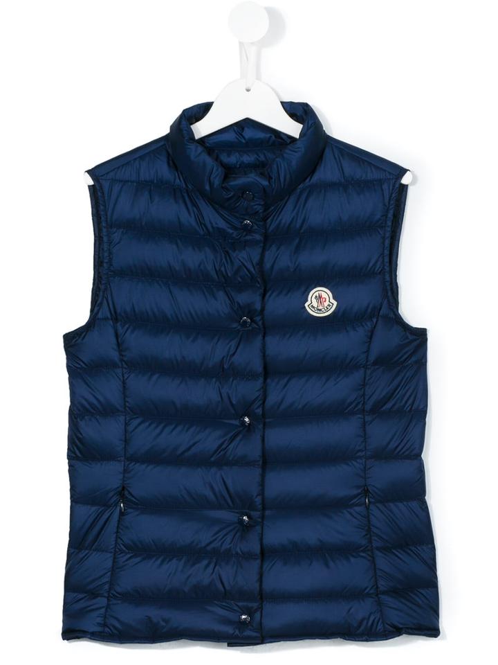 Moncler Kids - Teen Sleeveless Gilet - Kids - Feather Down/polyamide - 14 Yrs, Blue