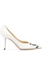 Jimmy Choo Love Jc 85mm Pumps - Neutrals