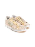 2 Star Kids Teen Lace-up Sneakers - Gold