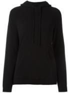 Chinti And Parker Stripe Track Hoodie, Women's, Size: Small, Black, Cashmere