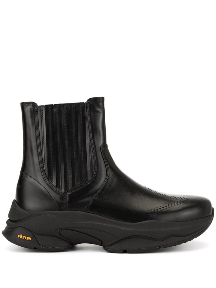 Wooyoungmi Vibram Chunky Ankle Boots - Black
